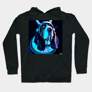 Cyber Punk Basset Hoodie